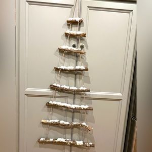 Wooden Christmas tree hanger